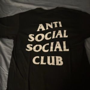 Anti Social Social Club Logo 2 Black / White Letters